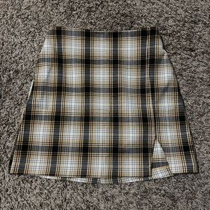 Urban Outfitters plaid mini skirt